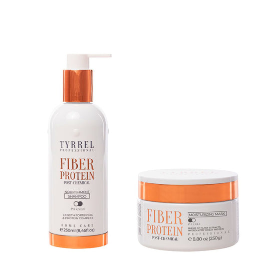 Fiber Protein Sada pro suché a poškozené vlasy